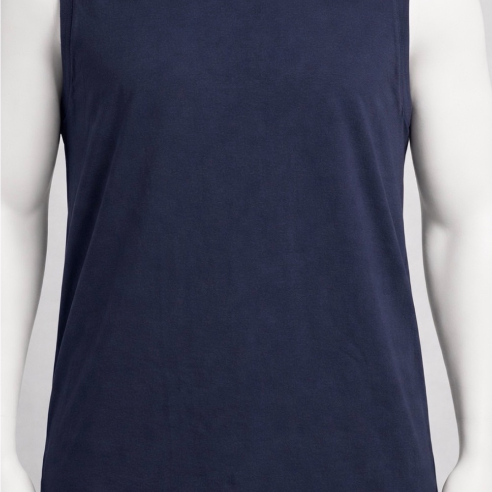 Navy Sleeveless Top